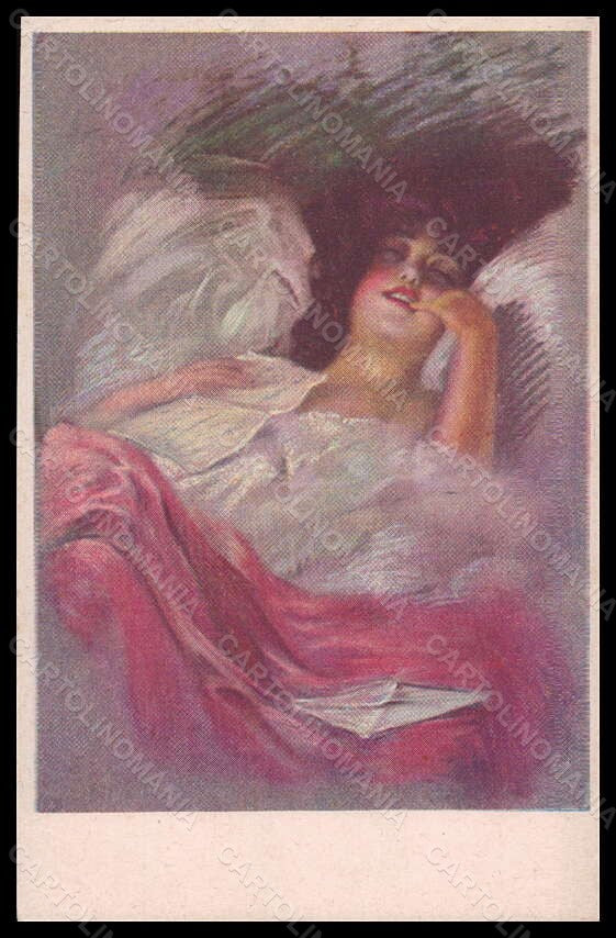 Artist Signed Illustratori Guerzoni ? Lady serie 1057-3 postcard VK5845 – fronte