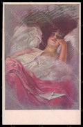 Artist Signed Illustratori Guerzoni ? Lady serie 1057-3 postcard VK5845 – fronte