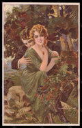 Artist Signed T Corbella Romantic Couple Lady serie 407-4 postcard VK5870 – fronte