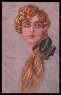 Artist Signed T. Corbella Fashion Glamour Lady serie 281-1 postcard VK5880 – fronte
