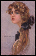 Artist Signed T. Corbella Fashion Glamour Lady serie 281-1 postcard VK5881 – fronte