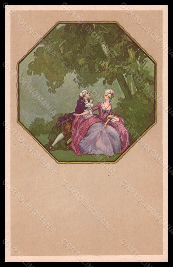 Artist Signed Illustratori T. Corbella Romantic Couple Degami 1013 pc VK5887 – fronte