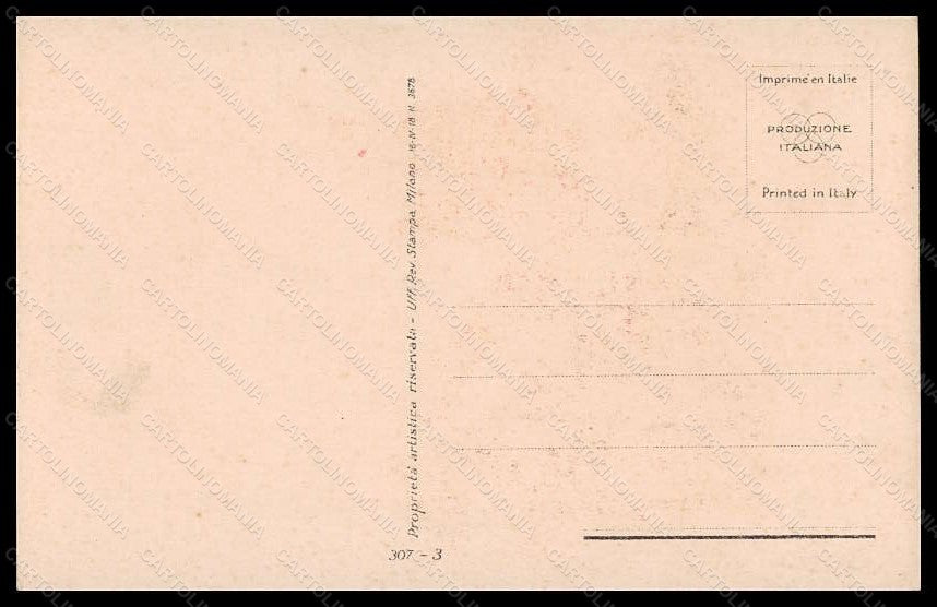 Artist Signed Nanni Fashion Glamour Lady Horse serie 307-3 postcard VK5916 – retro