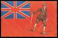 Artist Signed X. Sager Propaganda WW1 United Kingdom Soldier Flag 66 pc VK5944 – fronte
