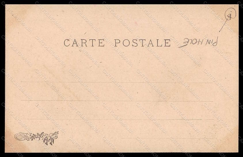 Artist Signed Illustratori H. Boutet Risque Lady Art Nouveau PIN HOLE pc VK5964 – retro