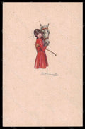 Artist Signed Bompard Fashion Sidesaddle Lady Mode Horse serie 556M-4 pc VK5973 – fronte