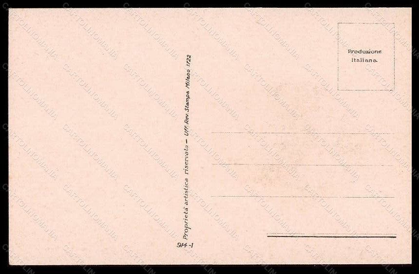 Artist Signed Bompard Fashion Glamour Lady Mode serie 914-1 pc VK5976 – retro