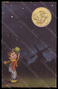 Artist Signed E. Colombo Boy Paper Moon serie 1903-2 postcard VK5996 – fronte