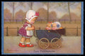 Artist Signed Illustratori E. Colombo Girl Babies Children serie 2246 pc VK6005 – fronte