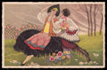 Artist Signed Chiostri Romantic Couple Ballerini Fratini serie 426 pc VK6030 – fronte