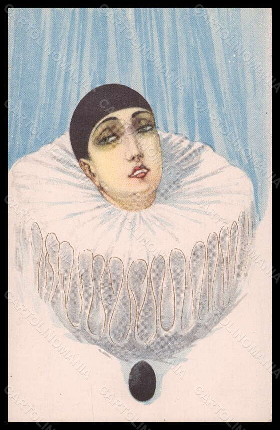 Artist Signed Illustratori Chiostri Pierrot Ballerini Fratini 215 pc VK6034 – fronte