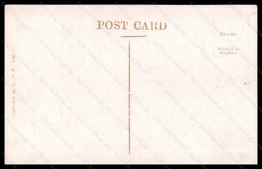 Artist Signed Illustratori L. Ogilvie Lady Flowers PIN HOLE postcard VK6078 – retro