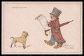 Artist Signed Illustratori F. Philipp Child Boy Dog serie 337-3 postcard VK6081 – fronte