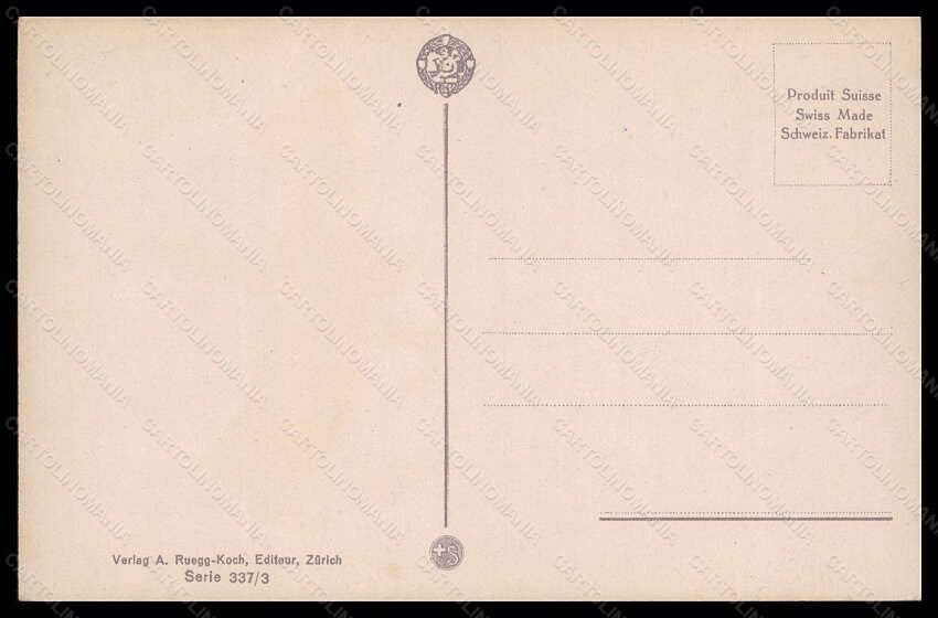 Artist Signed Illustratori F. Philipp Child Boy Dog serie 337-3 postcard VK6081 – retro