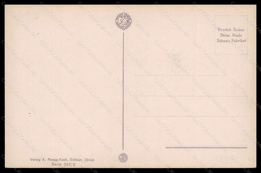 Artist Signed Illustratori F. Philipp Child Boy Dog serie 337-2 postcard VK6082 – retro