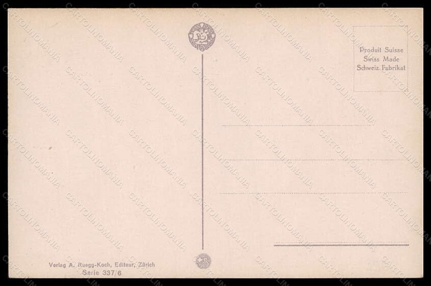 Artist Signed Illustratori F. Philipp Child Boy Dog serie 337-6 postcard VK6083 – retro