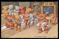 Artist Signed K. Feiertag ? Dressed Bear School BKWI 67-1 WRINKLE pc VK6120 – fronte