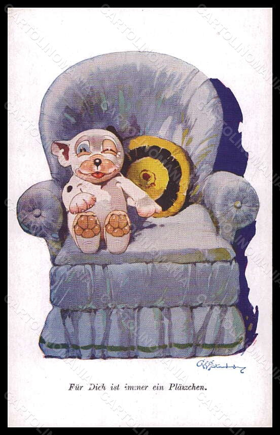Artist Signed Illustratori Studdy Bonzo Dog serie 2542 postcard VK6125 – fronte