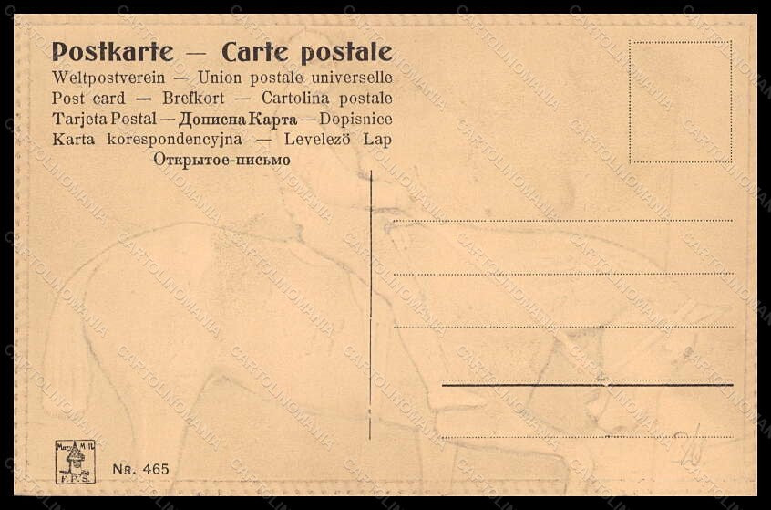 Artist Signed Illustratori Horse Rider Recing Relief serie 465 postcard VK6153 – retro