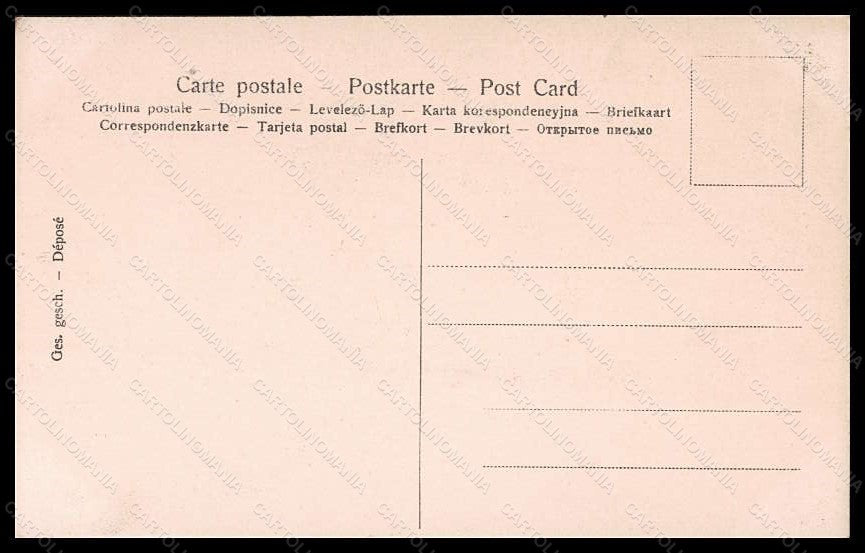 Artist Signed Illustratori OPF F. C. B. Horse Rider Dog postcard VK6155 – retro