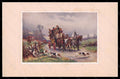Artist Signed Fox Hounting Horse English Foxhound Dog Diligence Relief pc VK6167 – fronte