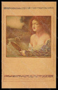 Artist Signed Kempf Art Nouveau Risque Lady serie 166-1 postcard VK6183 – fronte