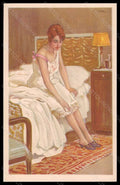 Artist Signed Illustratori Metlicovitz Lady serie 105-4 postcard VK6313 – fronte
