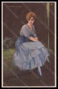 Artist Signed T. Corbella Fashion Glamour Lady Mode serie 160-1 postcard VK6329 – fronte