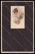 Artist Signed T. Corbella Fashion Glamour Lady Mode serie 344M-4 postcard VK6337 – fronte