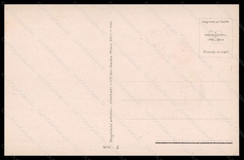 Artist Signed Illustratori Bompard Children Kiss serie 920-5 postcard VK6363 – retro
