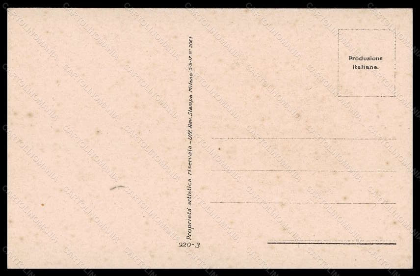 Artist Signed Illustratori Bompard Children Kiss serie 920-3 postcard VK6366 – retro