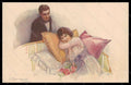 Artist Signed Bompard Romantic Couple Lady serie 947-5 postcard VK6413 – fronte