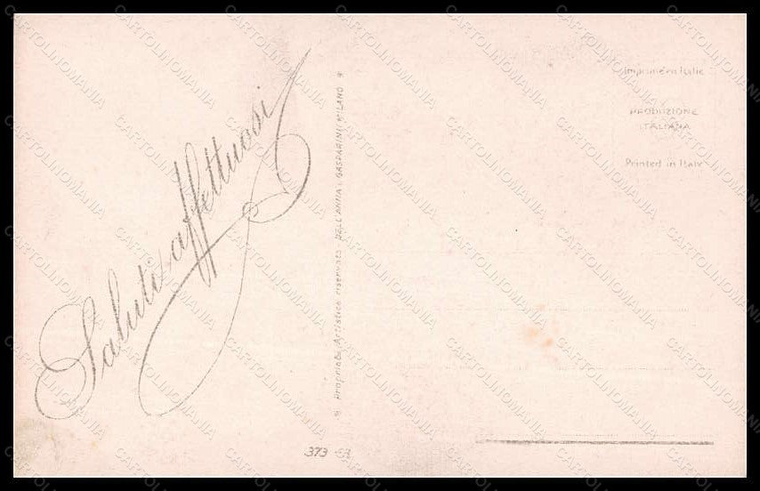 Artist Signed Illustratori Nanni Kissing Couple Lady serie 373-3 postcard VK6490 – retro