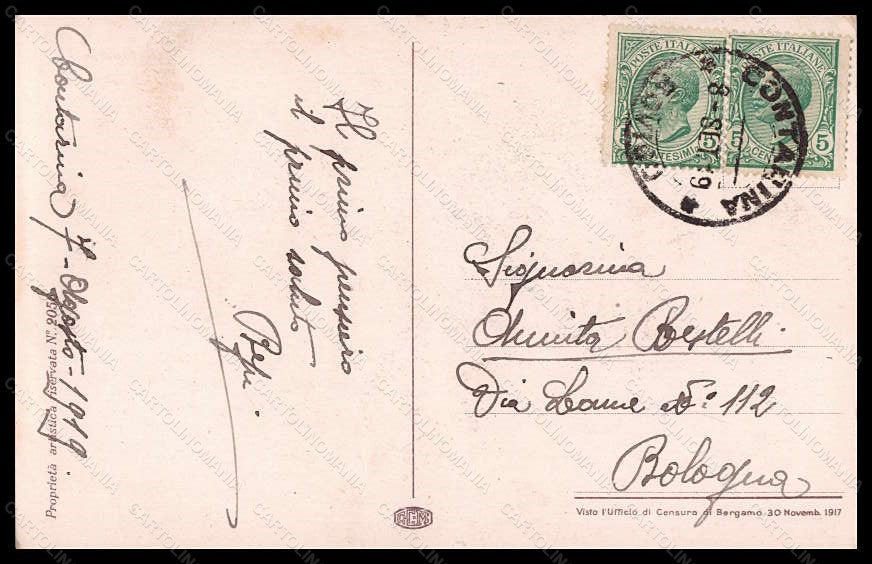 Artist Signed San Marco Romantic Couple Lady serie 2056 postcard VK6532 – retro