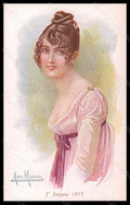 Artist Signed San Marco Fashion Glamour Lady Mode serie 2108-4 postcard VK6537 – fronte
