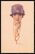 Artist Signed Terzi Fashion Glamour Lady Mode Necklace serie 322-1 pc VK6561 – fronte