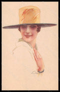 Artist Signed Terzi Fashion Glamour Lady Mode serie 322-5 pc VK6565 – fronte