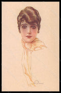 Artist Signed Terzi Fashion Glamour Lady Mode serie 322-6 pc VK6566 – fronte