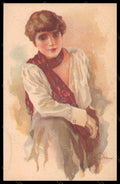 Artist Signed Terzi Fashion Glamour Lady Mode serie 323-3 pc VK6568 – fronte