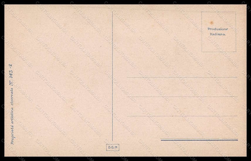Artist Signed Illustratori Metlicovitz Lady serie 143-2 postcard VK6586 – retro