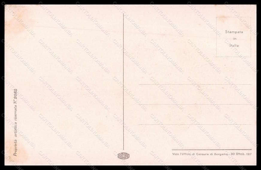 Artist Signed Borgoni Fashion Glamour Lady serie 2085 postcard VK6588 – retro