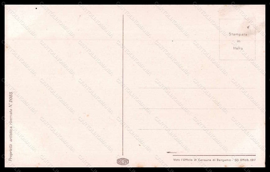 Artist Signed Borgoni Fashion Glamour Lady serie 2085 postcard VK6589 – retro