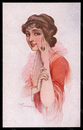 Artist Signed Illustratori Franzoni Glamour Lady serie 78-2 postcard VK6608 – fronte
