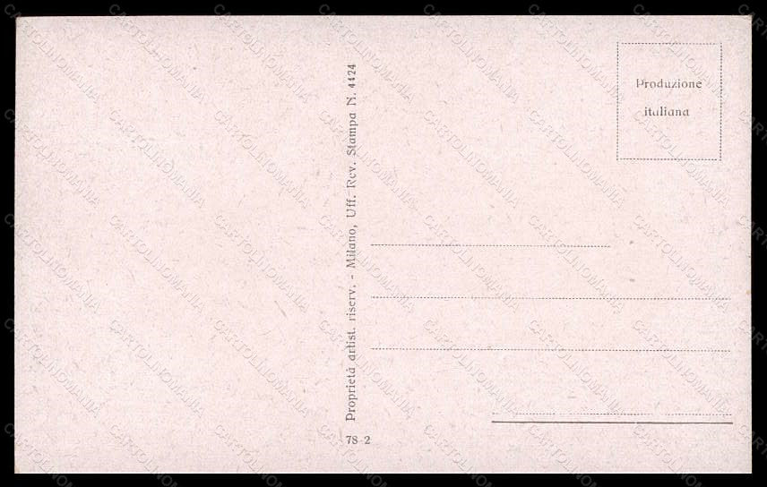 Artist Signed Illustratori Franzoni Glamour Lady serie 78-2 postcard VK6608 – retro