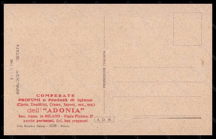 Artist Signed Ferrari Romantic Kissing Couple serie 1191 ABRADED postcard VK6622 – retro