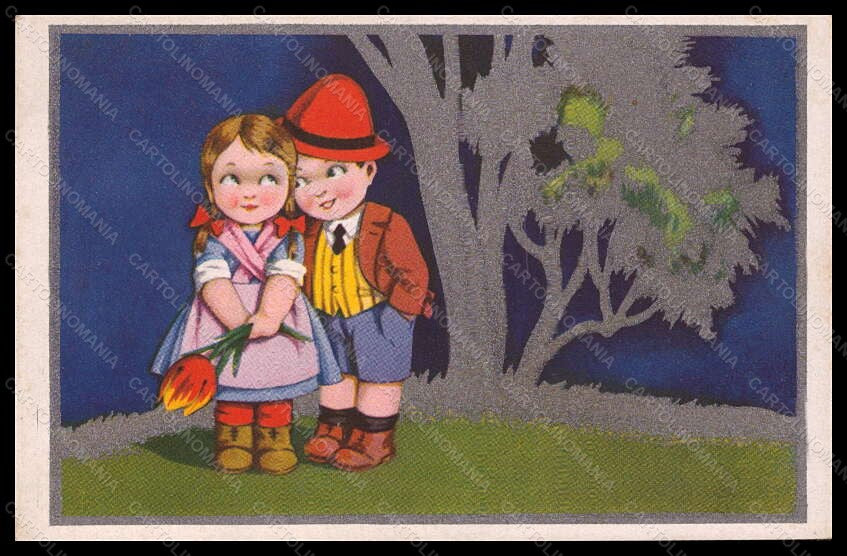 Artist Signed Illustratori Sgrilli Children Degami postcard VK6631 – fronte