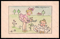 Artist Signed Marchesini Girl Baby Flowers WW1 Assistenza Bambini pc VK6637 – fronte
