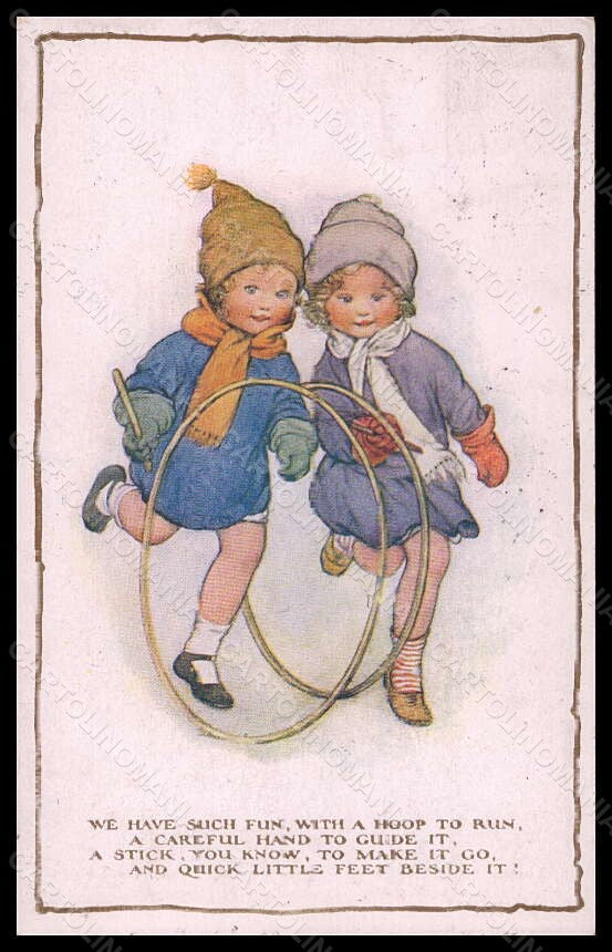 Artist Signed Illustratori Sowerby Girl Holiday Time postcard VK6640 – fronte