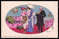 Artist Signed Illustratori X. Sager Lady Man serie 520 postcard VK6665 – fronte