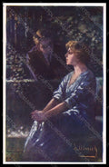 Artist Signed Ulreich Romantic Couple BKWI serie 320-6 postcard VK6678 – fronte